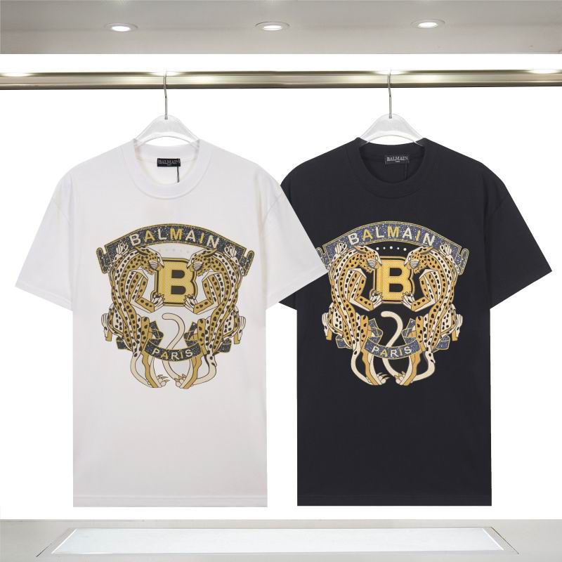 Balmain Lux Leopard T-Shirt — immagine 1